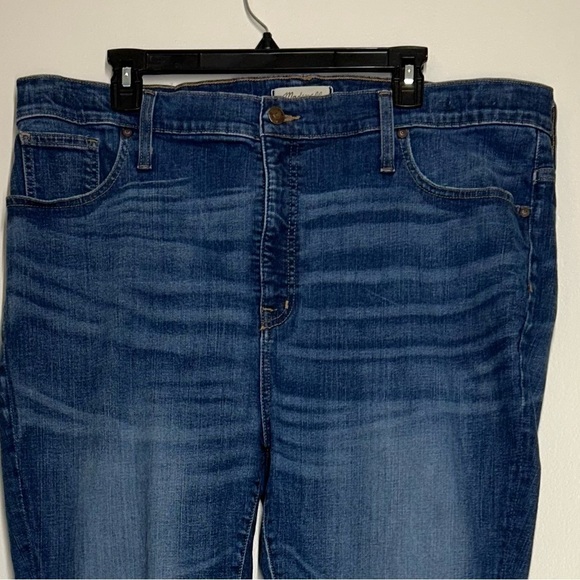 Madewell High Rise Skinny Jeans Size 35 Plus Size Adjustable Waist Stretch EUC - Picture 3 of 15